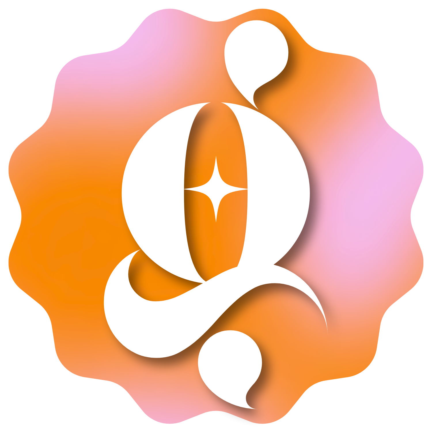 goodas gifts logo in pink and orange